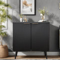 Buffet Cabinet, Sideboard Fluted Cabinet Modern Kitchen Buffet Storage Cabinets by FONTOI