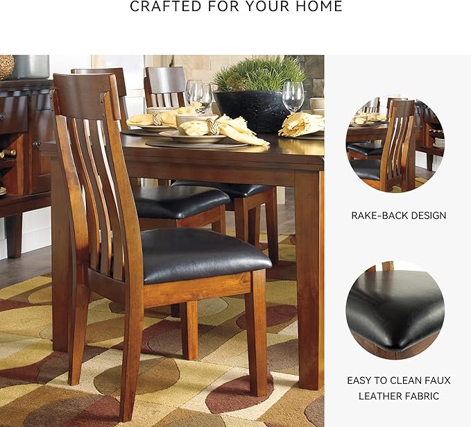 Signature Design by Ashley Ralene Rake Back 19" Dining Room Chair 2 Count - Image 5