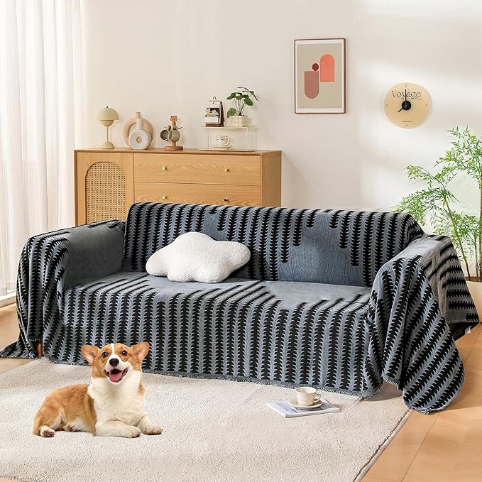 Boho Sofa Cover, Couch Covers for 3 Cushion Couch Sofa Pet Friendly, Sofa Cover by COHOLYTY