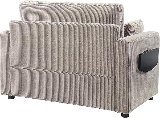 Twin Size Sofa Bed 47.2" Sleeper Sofa Loveseat Sofa - Image 7