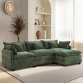 Furniliving 112‘’ L-Shaped Sofa, Luxury Chenille Modular Sectional Couches by FurnilivingFurnitureforHome