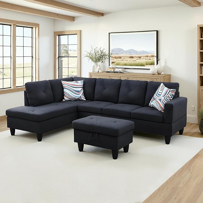 NicBex Sectional Couch 3 Pieces Sofa Set - Image 2