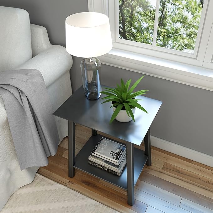 Plank+Beam Wooden Side Table - Image 7