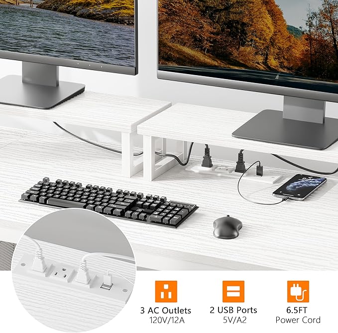 Furologee 55" Computer Desk - Image 6