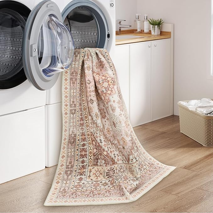 zesthome 8x10 Area Rugs for Living Room, Non-Slip Backing Washable Rugs - Image 6