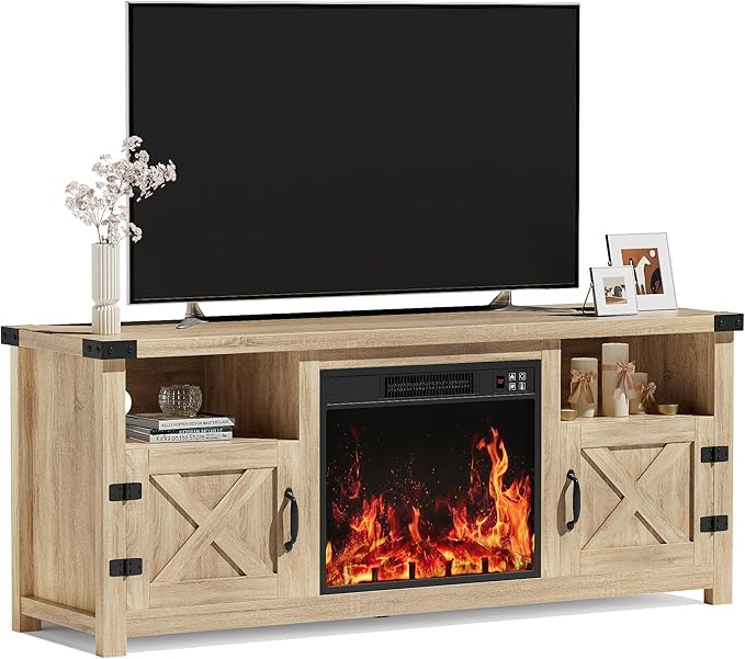 YESHOMY Fireplace TV Stand - Image 8