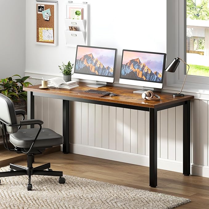 Need 54.3 Inch Large Computer Desk, Modern Simple Style Desk - Image 4