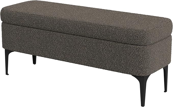 HomePop Upholstered Storage Bench - Image 5