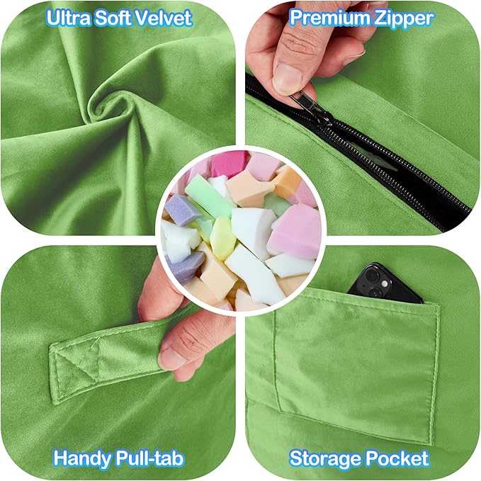 Homguava 5 FT Bean Bag Chair: 5' Bean Bags - Image 7