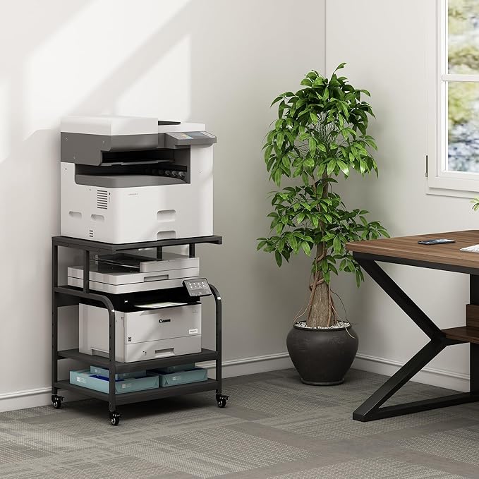 Printer Stand, 23.6 x18.9 x 30 Inches Large Printer Table - Image 6