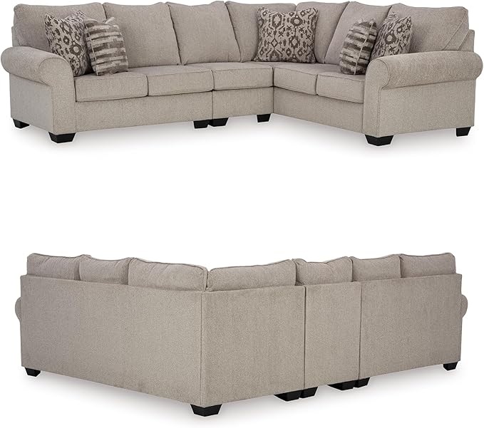 Signature Design by Ashley Claireah Casual L-Shaped 3-Piece Sectional - Image 7