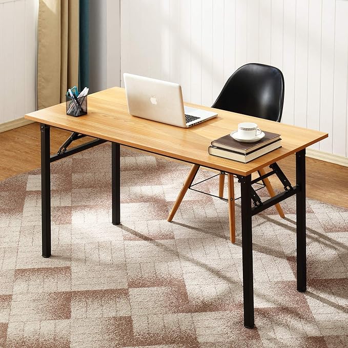 DlandHome Computer Desk Folding Table 39.4 inches Writing Desk - Image 2