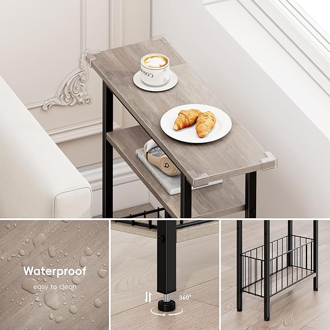 Vagusicc Narrow Side Table, Skinny Side Table - Image 4