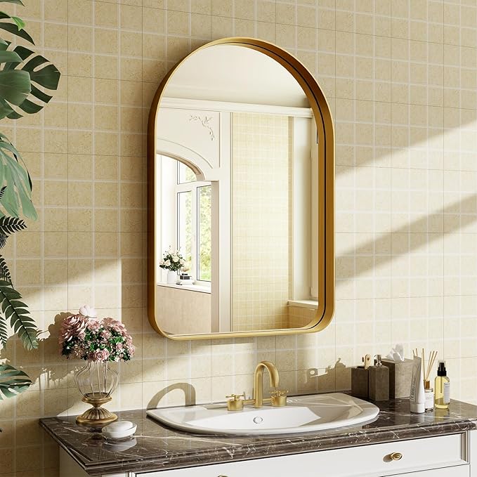 Arched Bathroom Mirror by EASLY