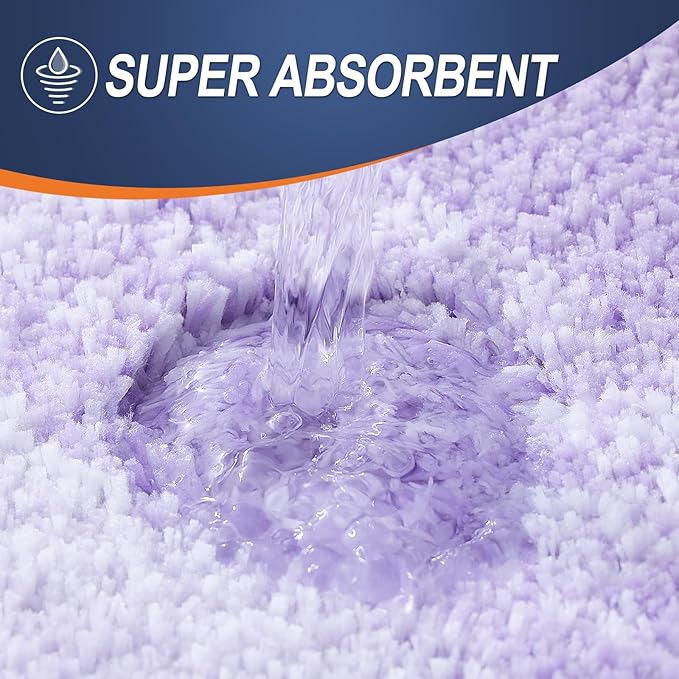 OLANLY Bathroom Rugs Mat 24x16, Extra Soft Absorbent Microfiber Bath Rugs - Image 4