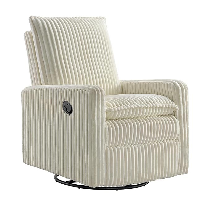 Oxford Baby Uptown Upholstered Swivel Glider and Recliner Nursery Chair by OxfordBaby