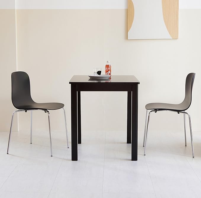 Livinia No.10 Mid-Century Modern Wooden Dining Chairs Set of 2, Contemporary - Image 4