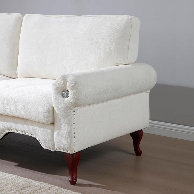 2 Piece Sectional Sofa Set, 2+3 Seat Convertible Couch - Image 5