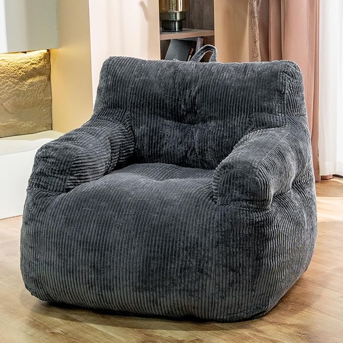 Giant Bean Bag Chair, Faux Fur Large Bean Bag Chair - Image 6