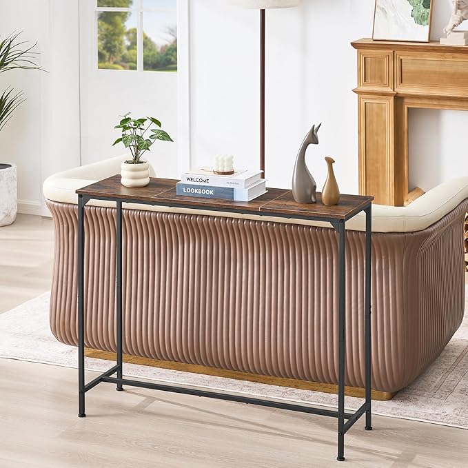 Console Table, Narrow Entryway Table, Thin Sofa Table, Behind Couch Table - Image 8