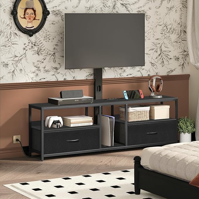 TV Stand with Mount for up to 65", Entertainment Center with Switch-Controlled - Image 9