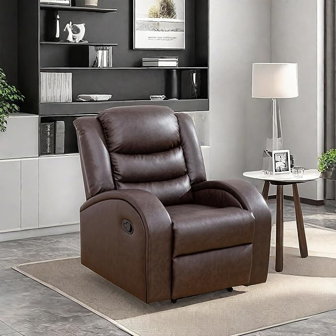 Leather Recliner Chair, Recliner Home Theater Seating, Electric Reclining Chair by ChicFurnit