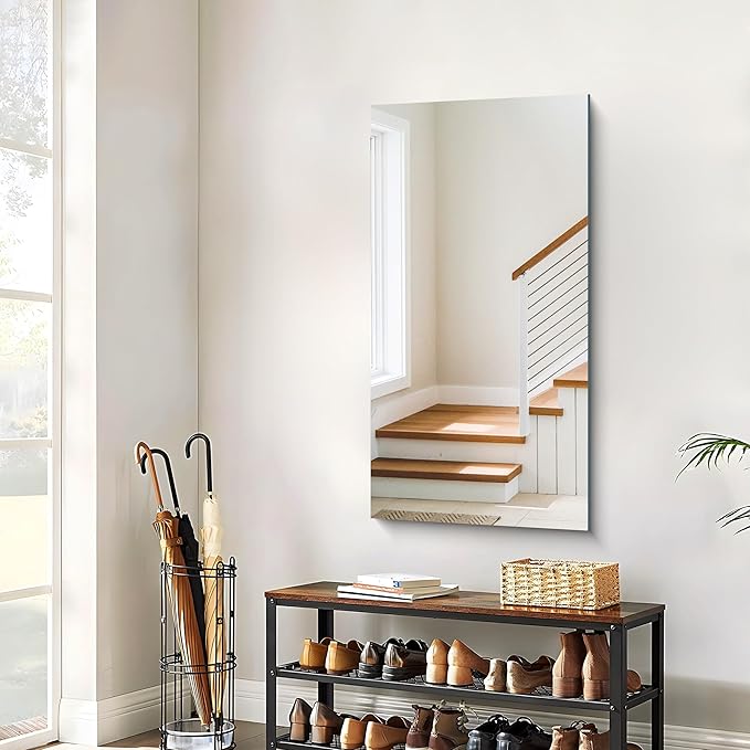 Frameless Mirror, 24x48 Inch Large Bathroom Mirrors - Image 7
