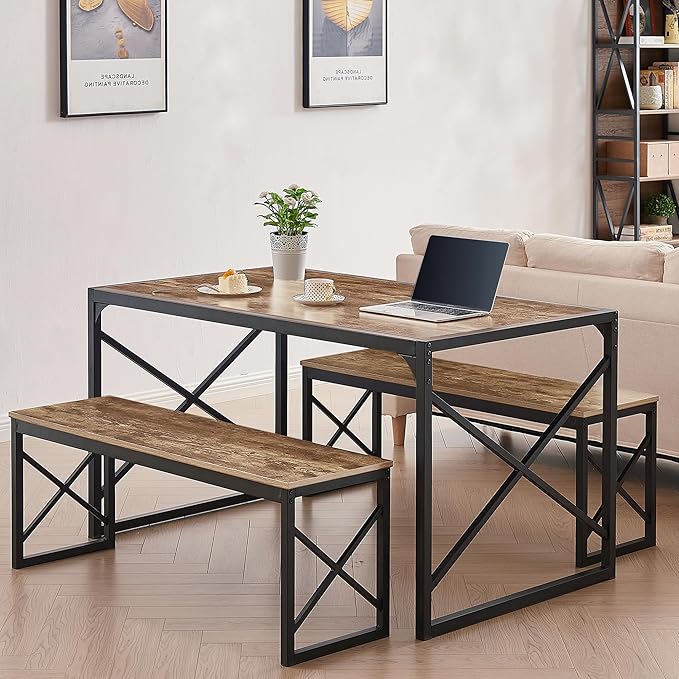 VECELO Kitchen Dining Table Set - Image 2