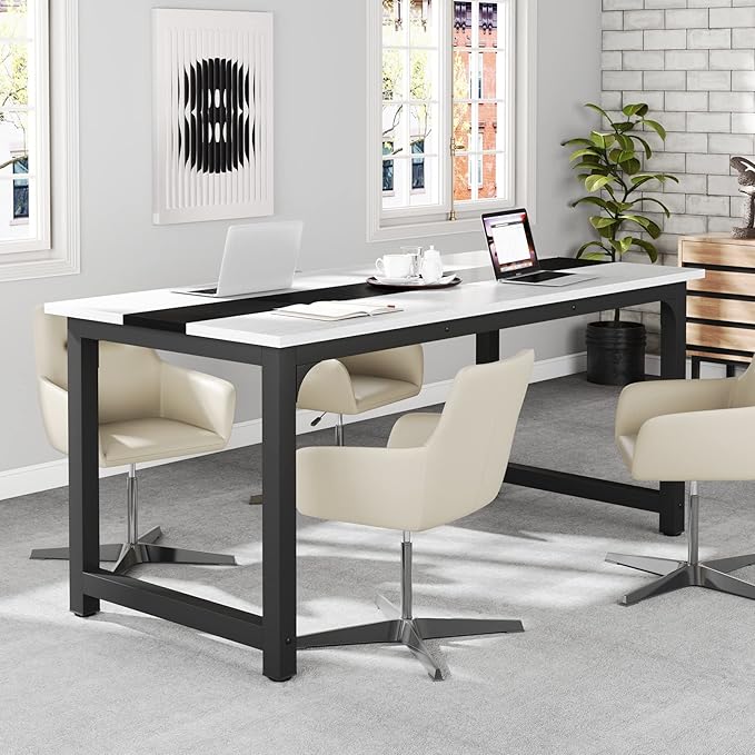 Tribesigns 70.8”Executive Desk, Large Office Computer Desk - Image 4
