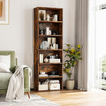6-Tier Book Shelf, Floor Standing Open Bookcase, Wooden Display Storage Shelves by Unknown