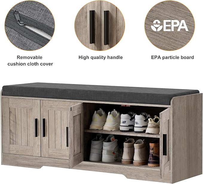 2-Tier Storage Bench, Shoe Bench - Image 7