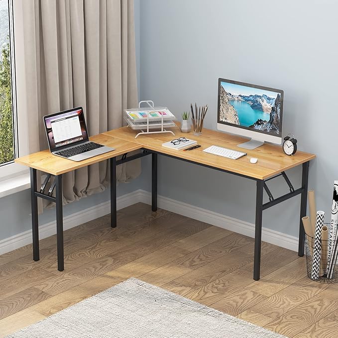 Need L Shaped Folding Desk, Reversible Computer Desk - Image 8
