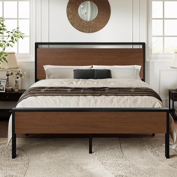 Allewie Full Size Platform Bed Frame by Allewie