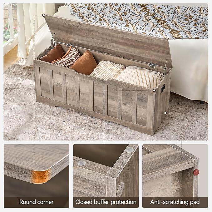 47.2" Storage Chest Extra Large, Storage Trunk - Image 6
