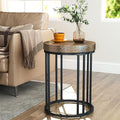 Tribesigns Round End Table, Modern Side Small Accent Nightstand by Tribesigns