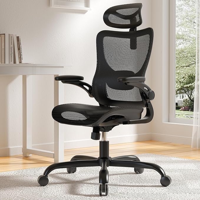 Marsail Ergonomic Mesh Office Chair High Back Home Office Desk Chair by Marsail
