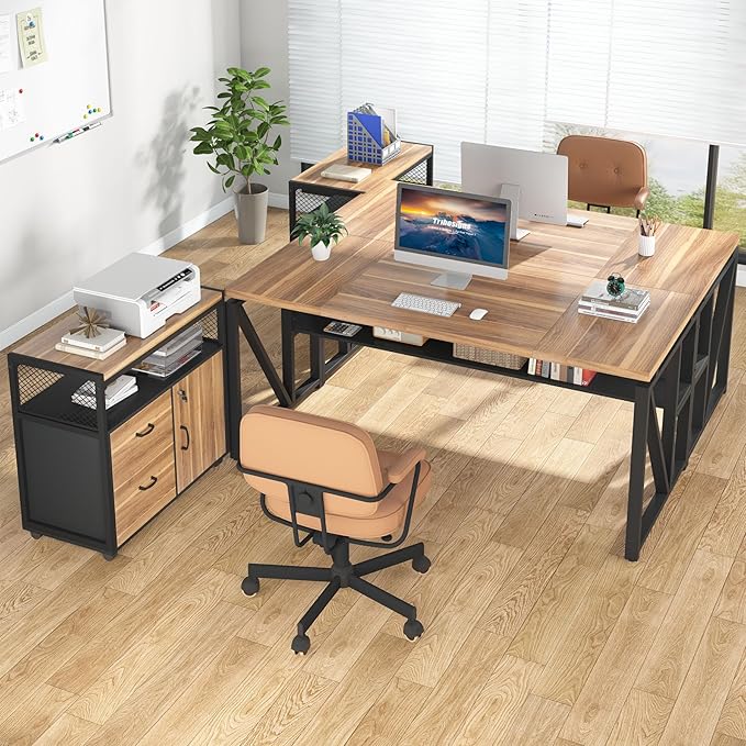 Tribesigns 63" Executive Desk - Image 4