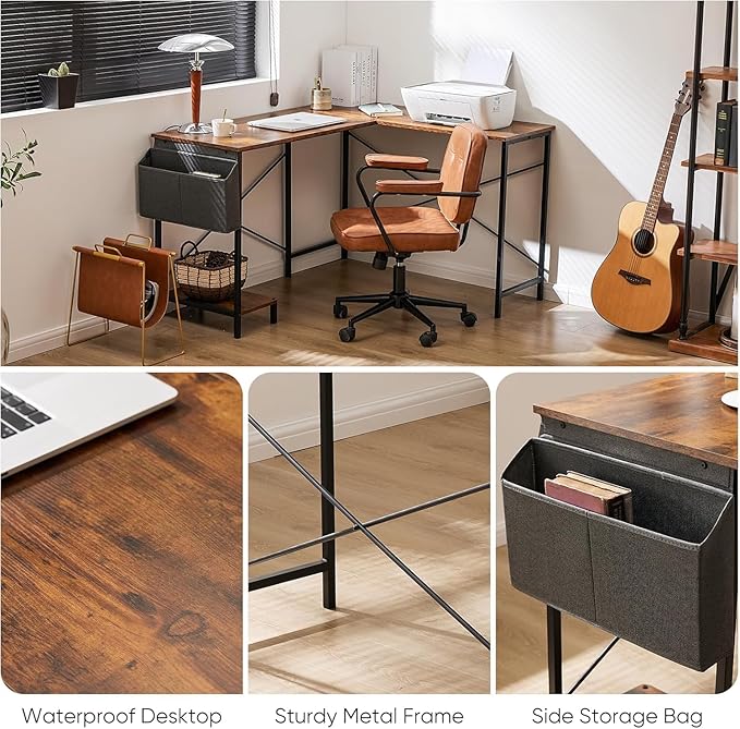 Whitmor L Shaped Gaming Desk - Image 5