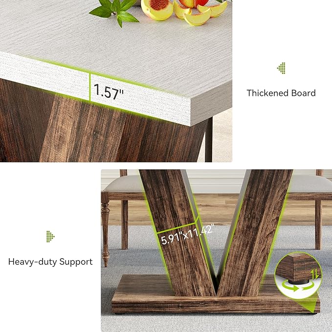 LITTLE TREE 47 Inches Dining Table - Image 6