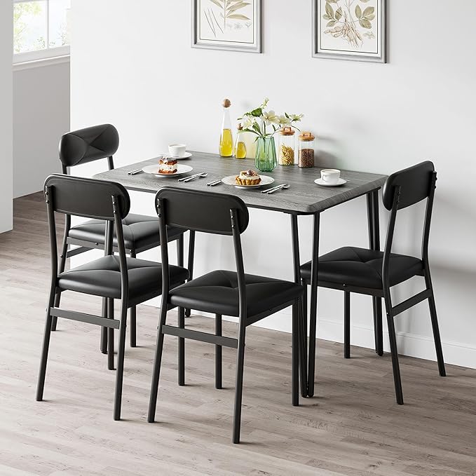 IDEALHOUSE Dining Table Set for 4, Kitchen Table - Image 3