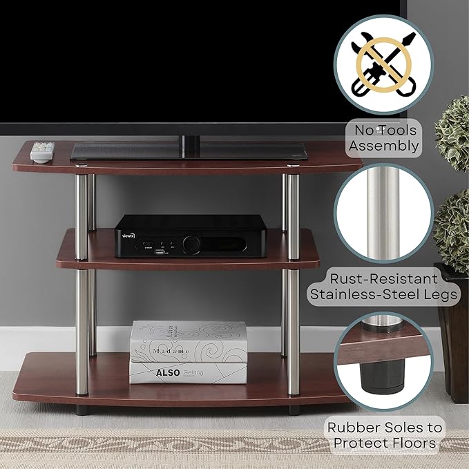 Convenience Concepts Designs2Go No Tools 3-Tier TV Stand 31.5" - Image 5