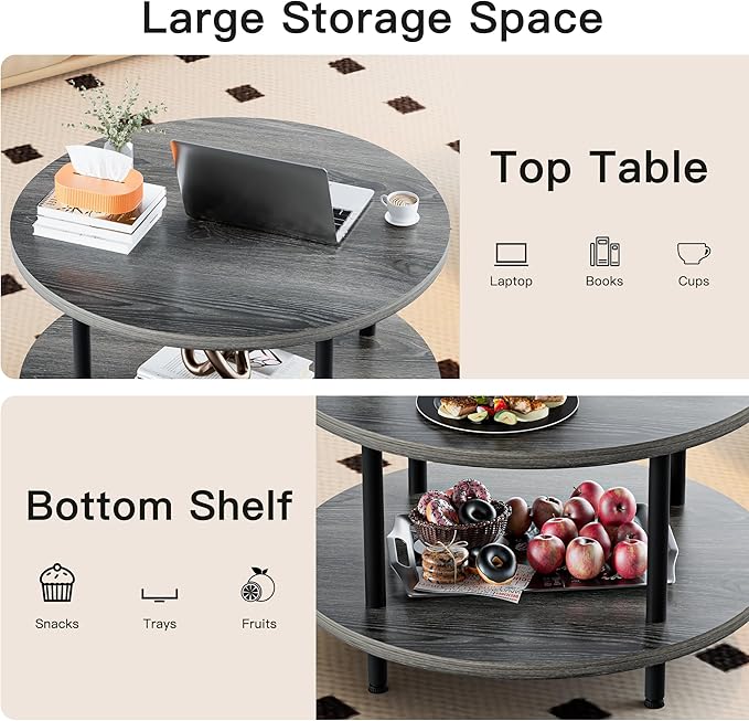 Coffee Table, 2 Tier Coffee Tables - Image 4