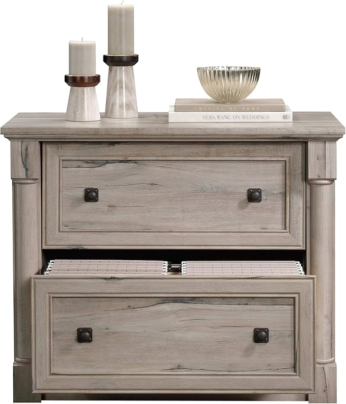 Sauder Palladia 2 Drawer File Cabinet, Lateral Filing Cabinets - Image 7