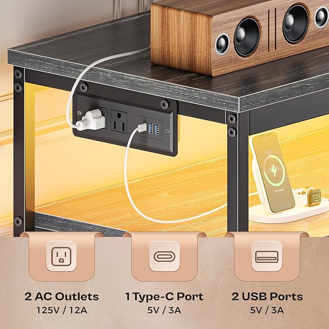 Huuger 63 Inch TV Stand for 55, 70 Inch TV, Long Dresser TV Stand for Bedroom - Image 5