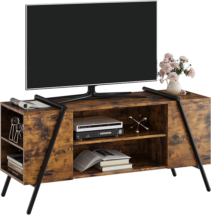 GAOMON TV Stand for 60 55 50 45 Inch TV, Industrial Media Console Table for - Image 8