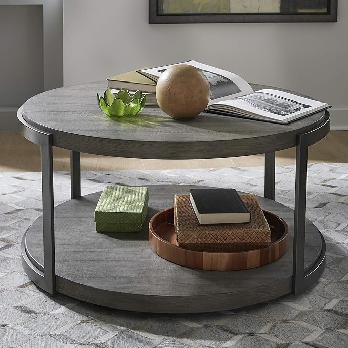 Modern View Round Cocktail Table by LibertyFurniture