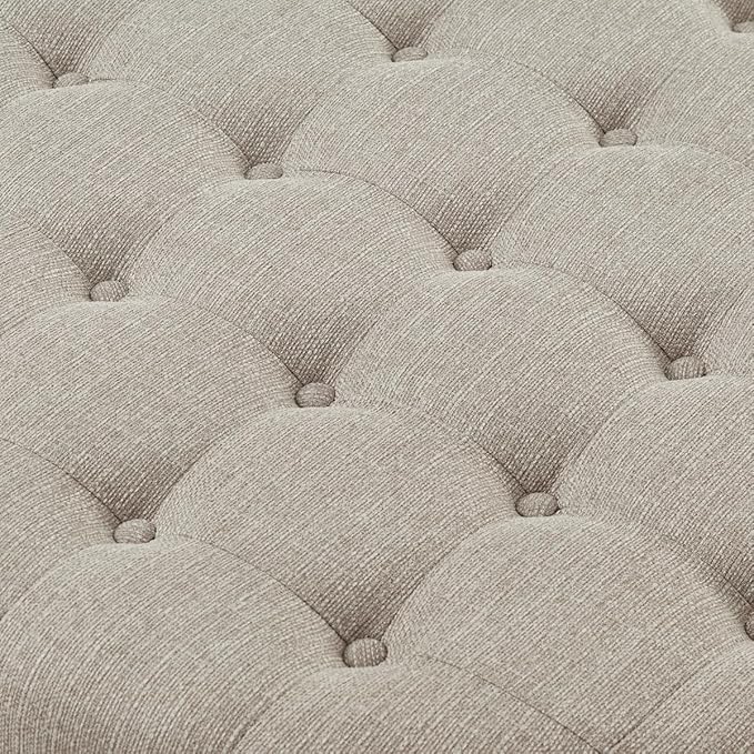 24KF Upholstered Round Coffee Table - Image 7