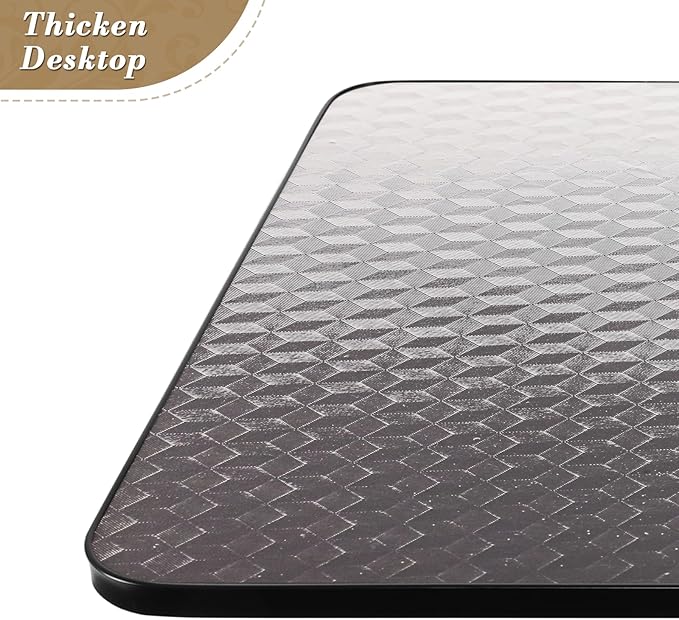 Athena Collection Modern Bar Table Square Top Height Adjustable, Tall Bistro - Image 4
