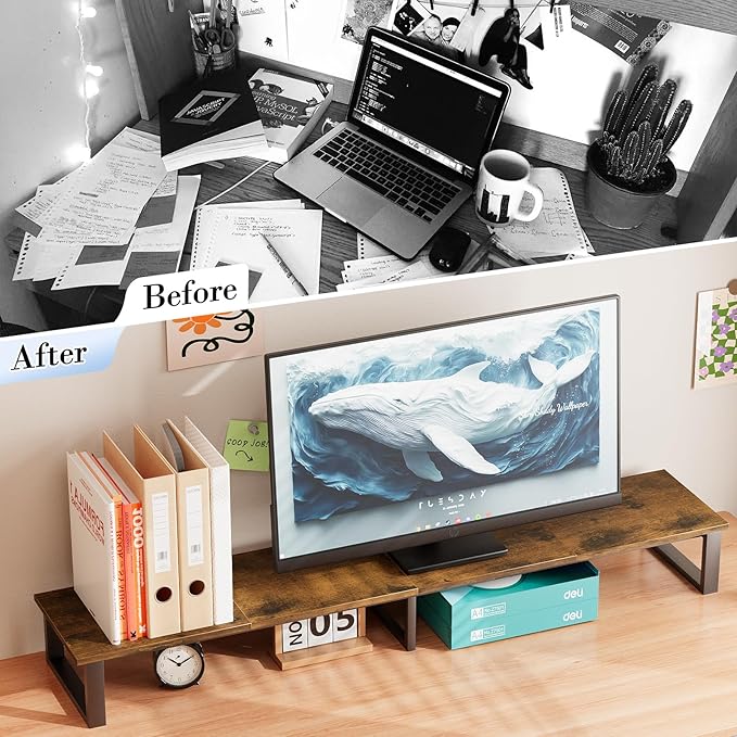 59" Large TV Riser Stand for 32-75 Inch TV, TV Shelf - Image 5