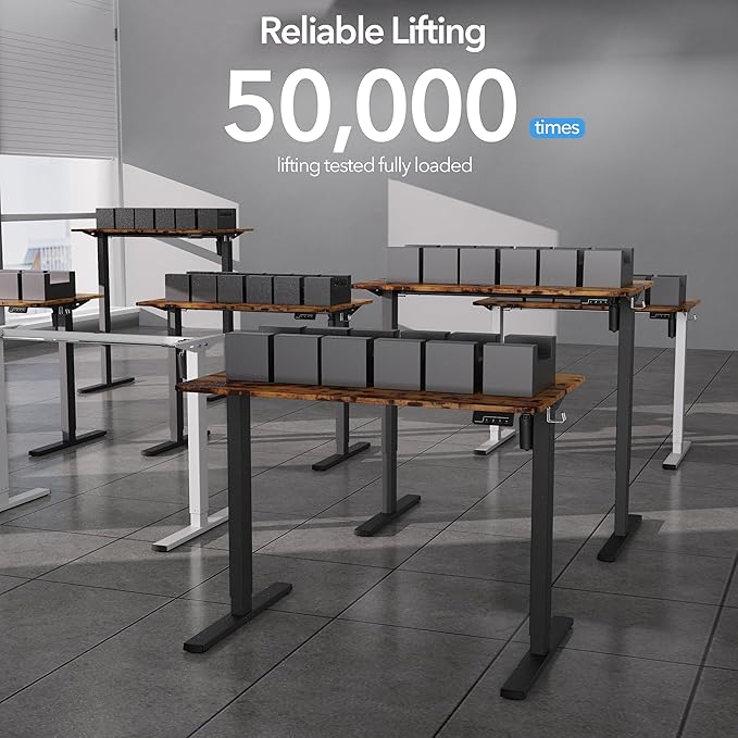 Electric Standing Desk Adjustable Height, 40x24 Inches Sit Stand up Desktop - Image 5